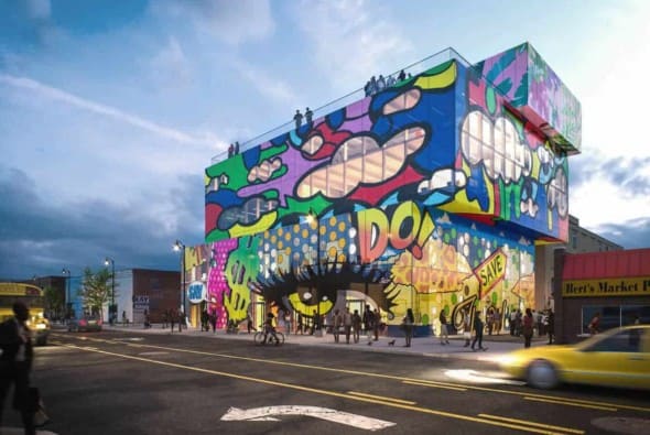 Market - MVRDV Reveals Glass Mural in Detroit, makes its debut in Midwestern United States