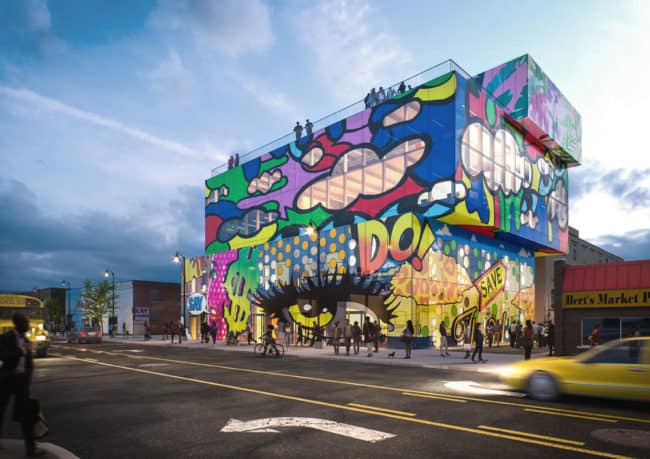 Market - MVRDV Reveals Glass Mural in Detroit, makes its debut in Midwestern United States