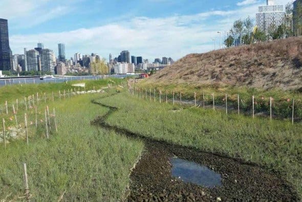 Hunter's Point South Park, Phase II under construction - Public Review begins for DCP’s Important Zoning for NYC Coastal Flood Resiliency