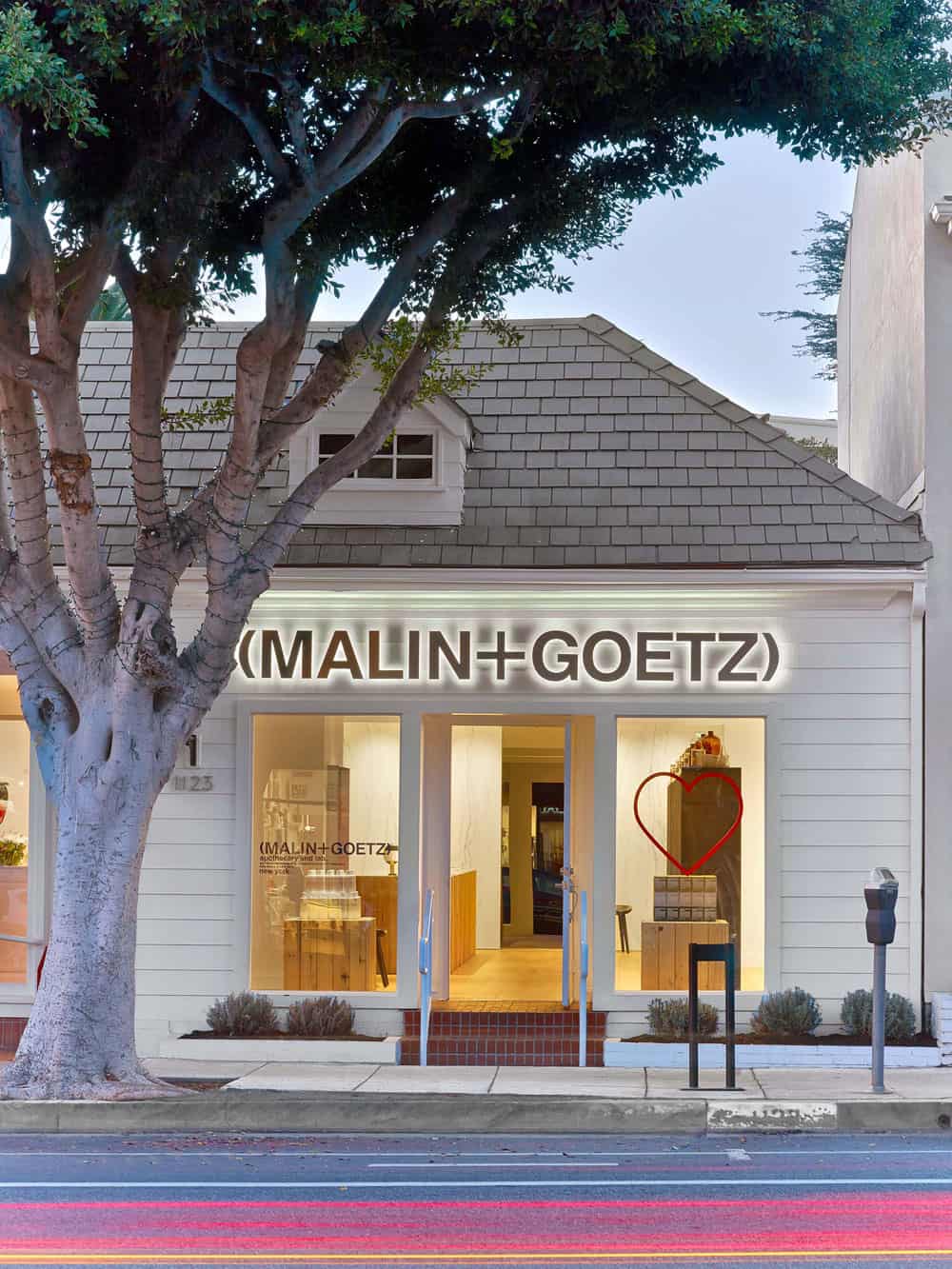 Malin+Goetz Santa Monica, "retail cottage" by Messana O'Rorke