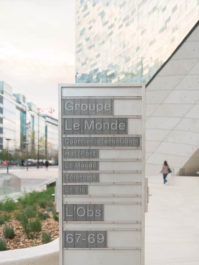 Le Monde Group Headquarters open in Paris