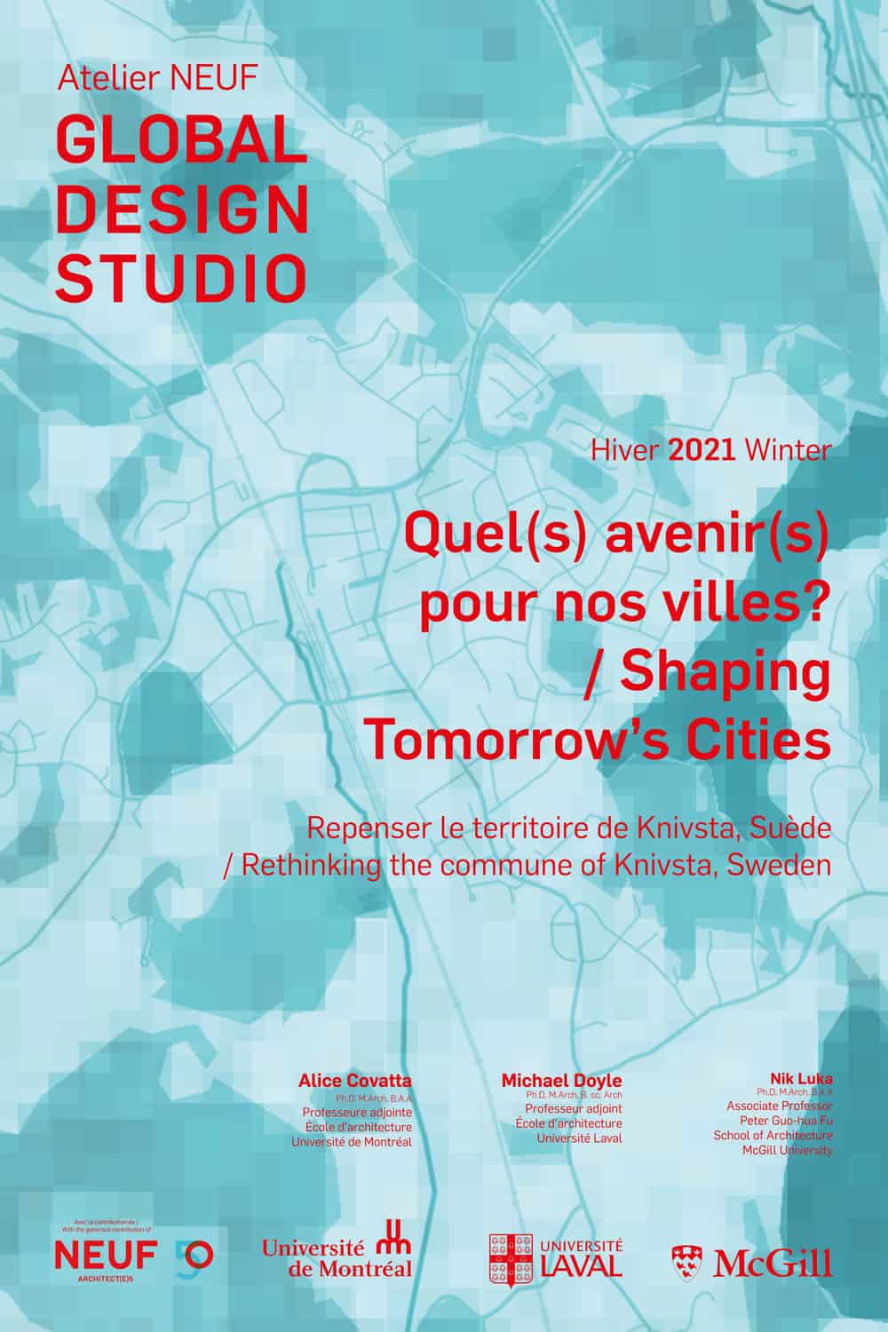 Atelier NEUF Global Design Studio Poster, 2021 winter semester 