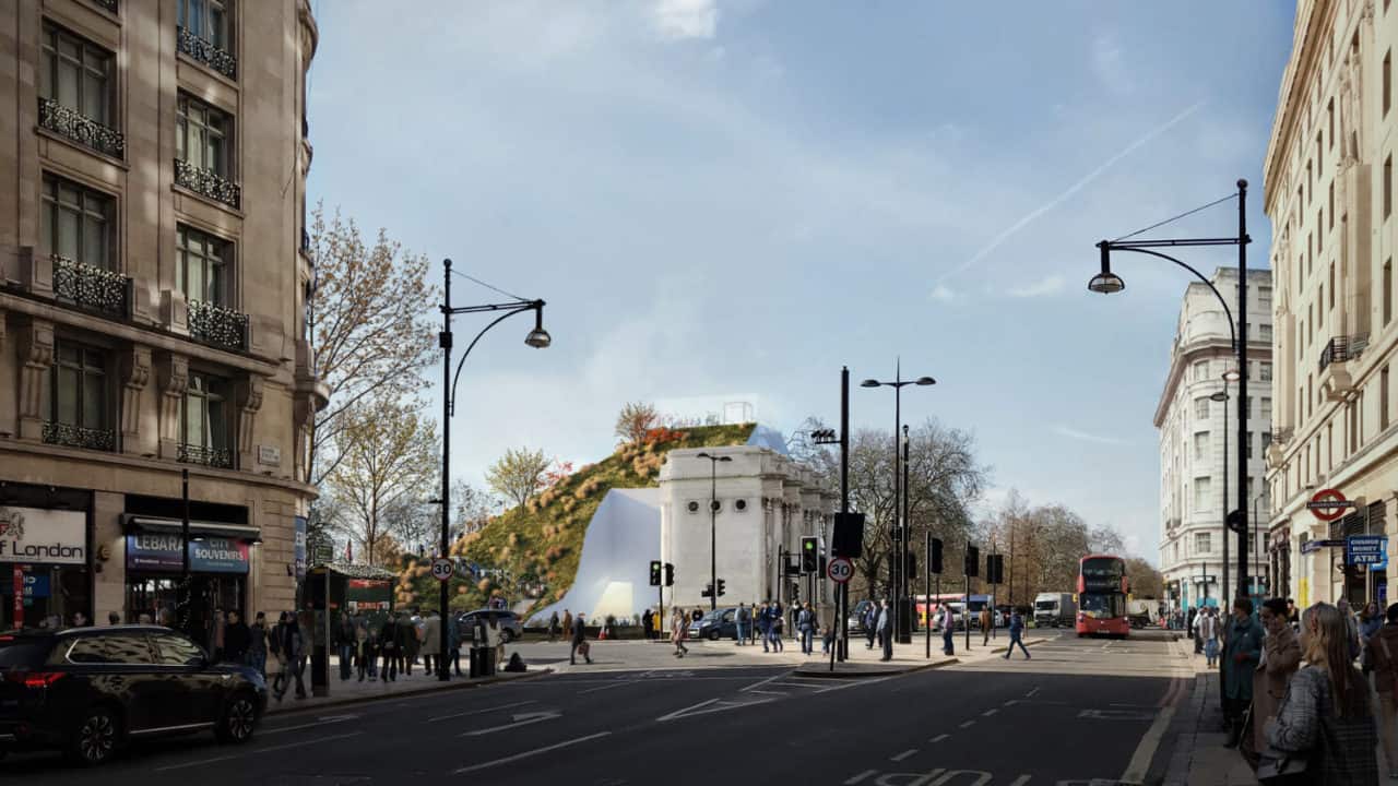 Marble Arch Hill will redefine the connection between Oxford Street and Hyde Park