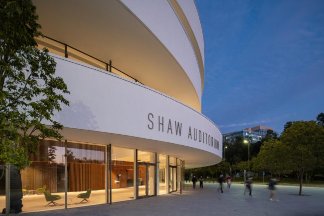 Shaw Auditorium by Henning Larsen Architects