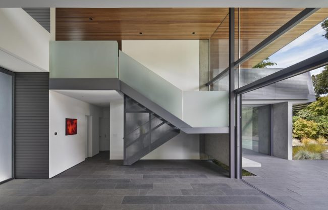 Stair / Landing Detail, Edgewood House by Terry & Terry Architecture