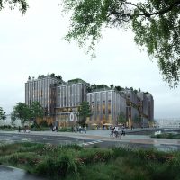 Henning Larsen reveals design for large timber building in Copenhagen