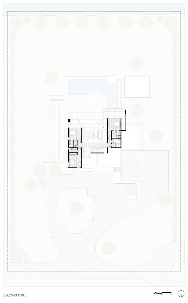 Second Floor Plan - Windmill Ranches by SDH Studio Architecture + Design