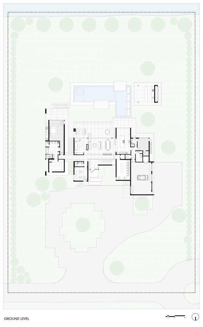 First Floor Plan - Windmill Ranches by SDH Studio Architecture + Design