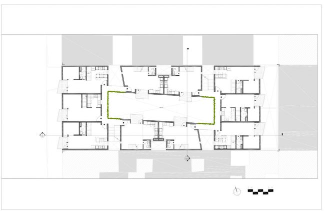 First Floor Plan - Casa Jardin Escandon by CPDA Arquitectos