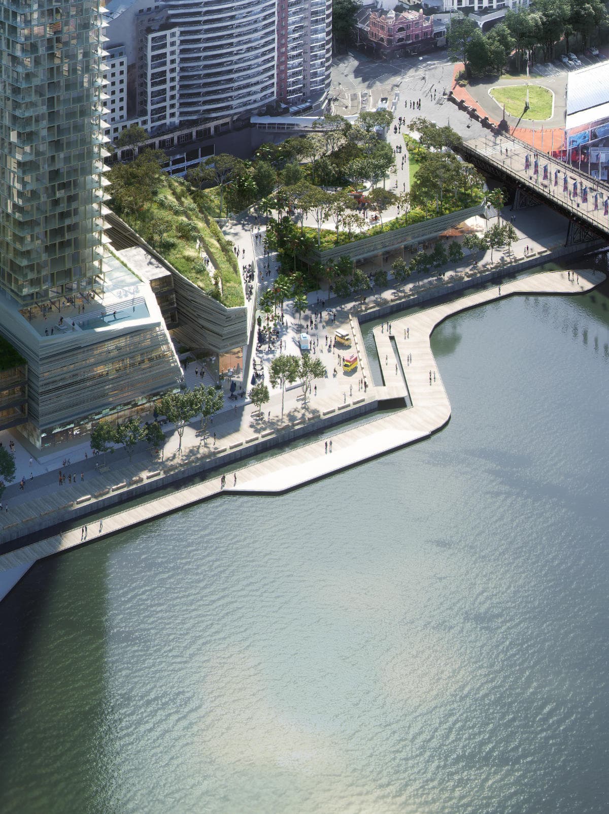 Snøhetta and Hassell redesign Sydney's Harbourside