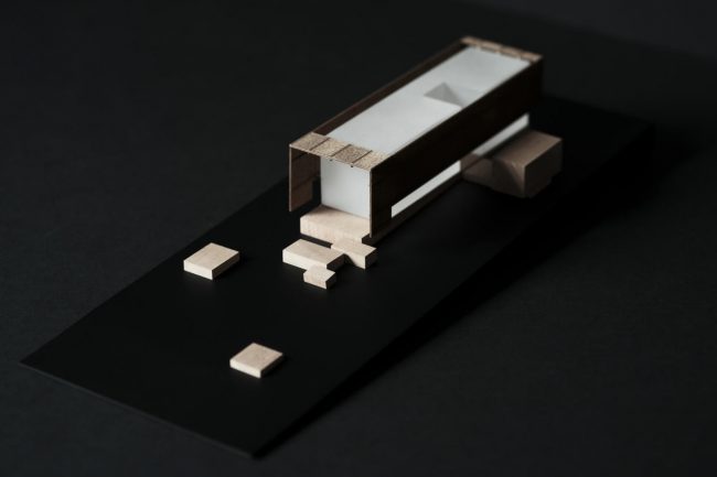 Model, Plinth House by Hyde + Hyde Architects