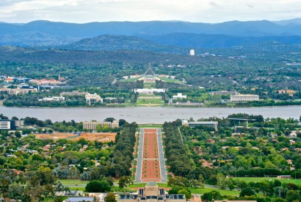 shore of Lake Burley Griffin