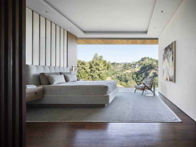 Master Bedroom - San Remo Residence in Pacific Palisades