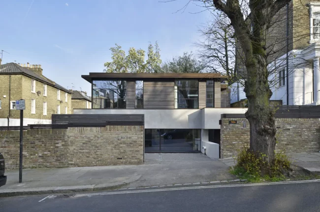 Thurlow Road: a house nestled among London stucco villas